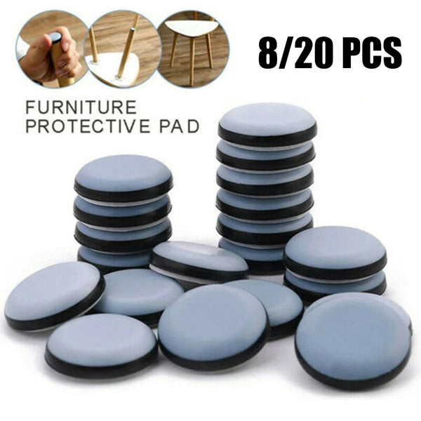 8/20pcs Furniture Sliders Feet