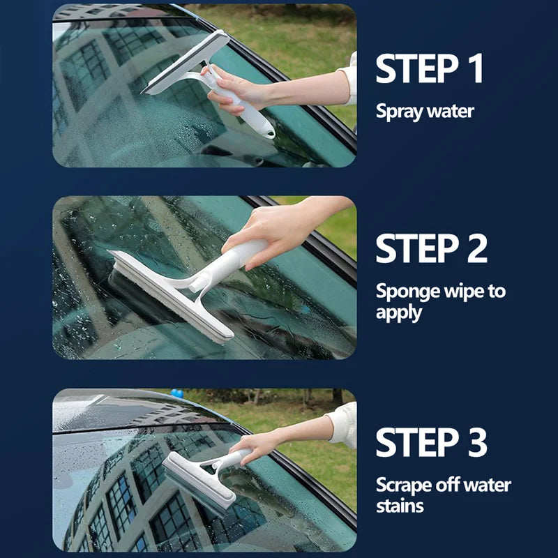 3 In 1 Glass Cleaning with Spray 