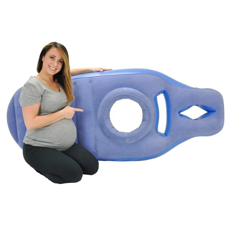 Inflatable maternity pillow