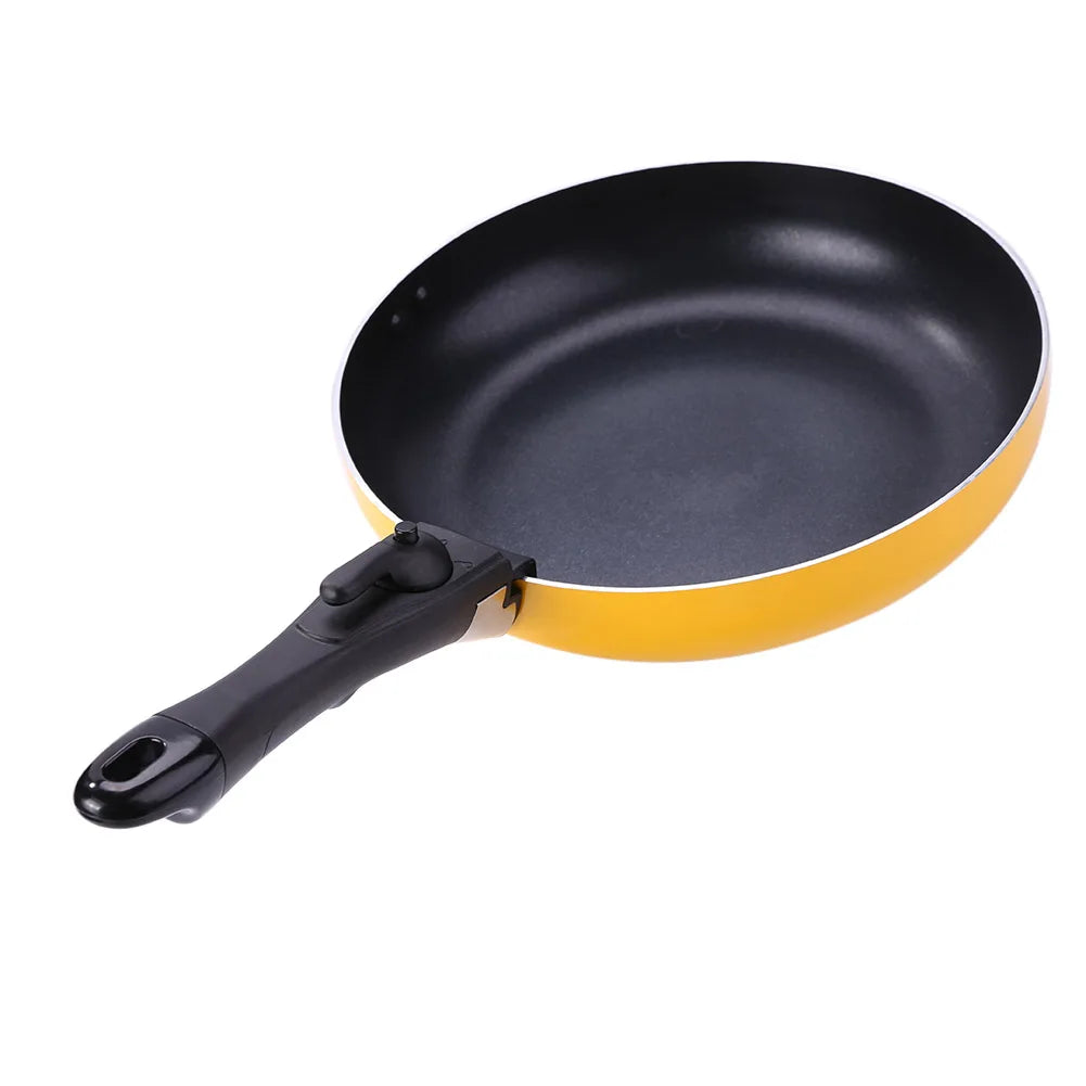 Removable and detachable frying pan handle