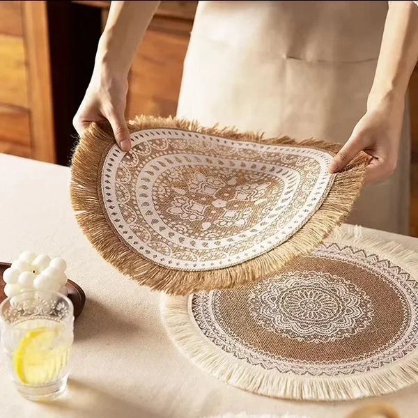 Round Placemat Table Non-Slip 