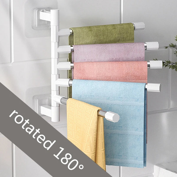 Wall Mounted Towel 180° Rotation