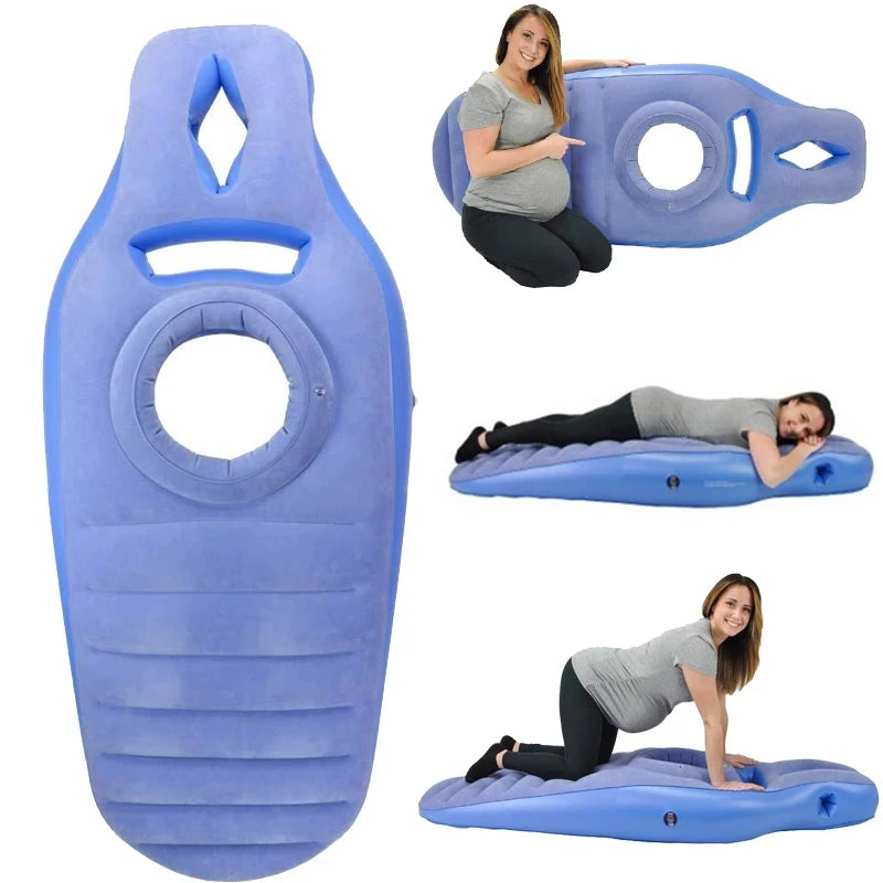 Inflatable maternity pillow