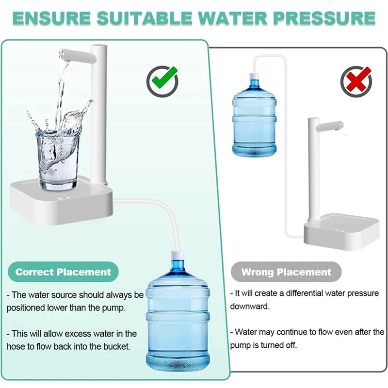 water pumping machine with stand , Water Dispenser For 5 Gallon Bottle .